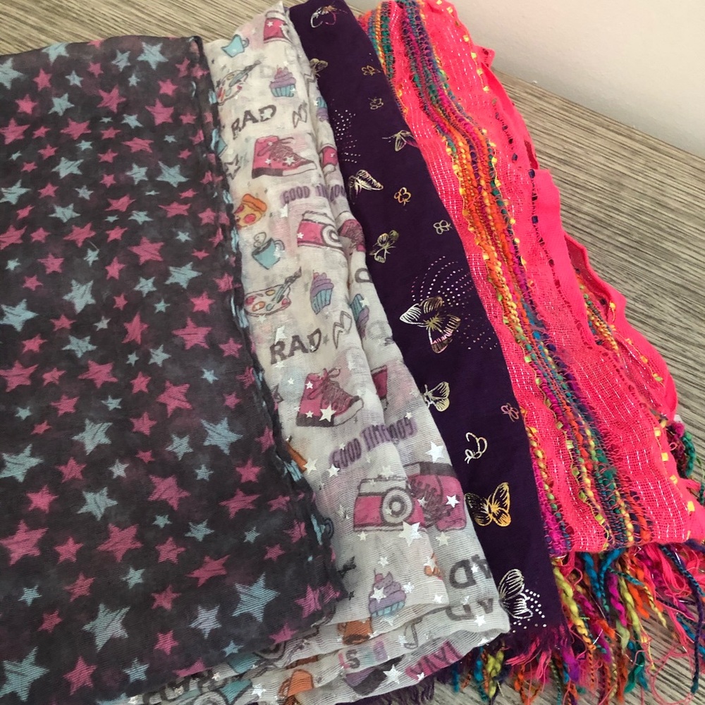 Bundle of Four Scarves